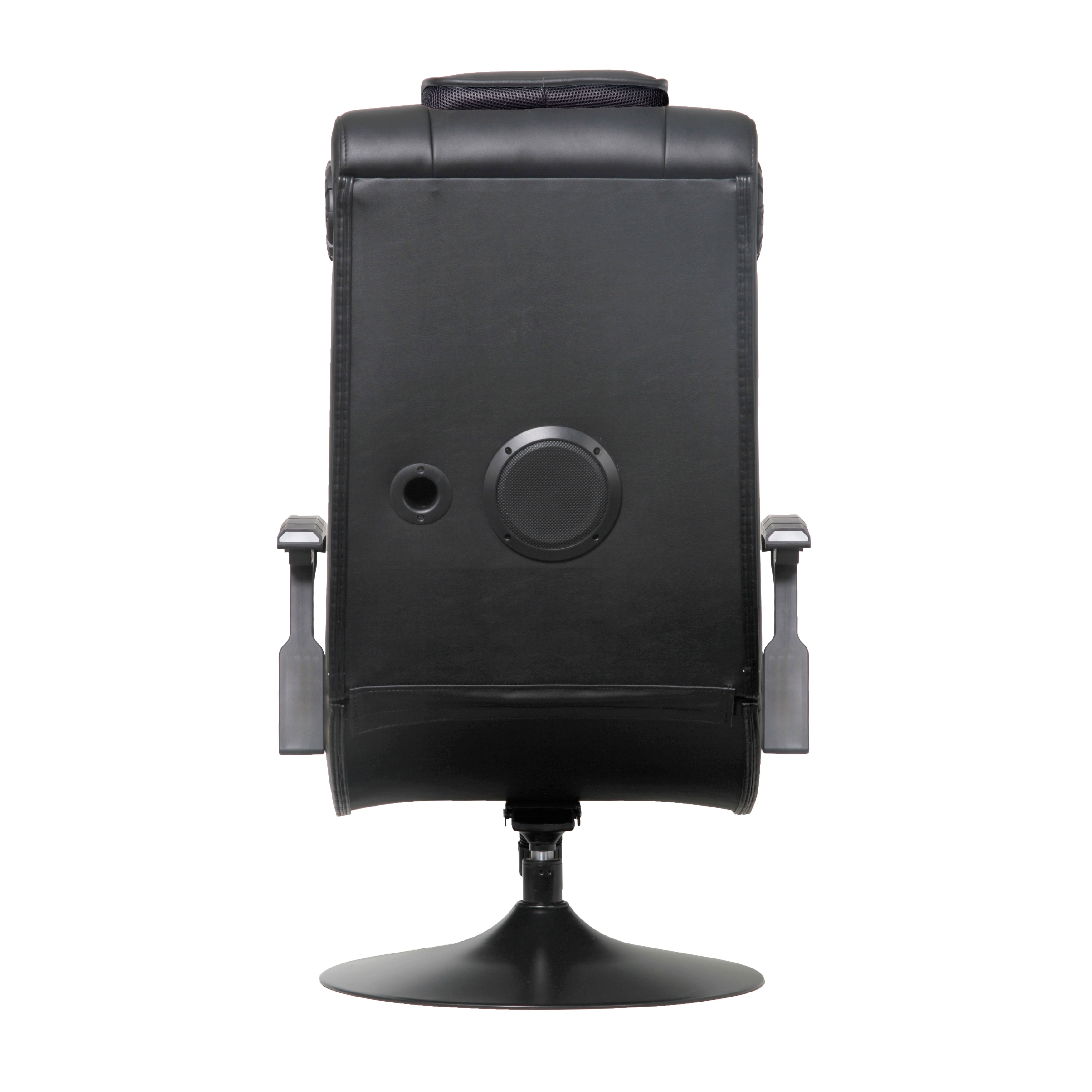 X Rocker Pro Series+ 2.1 Dual Vibrating Black Leather Foldable Video Gaming  Chair with Pedestal Base and Headrest - Bed Bath & Beyond - 32202229