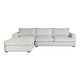 preview thumbnail 32 of 34, Reid 123 in. Left or Right Arm Facing Rectangular Sectional Sofa with Round Arms