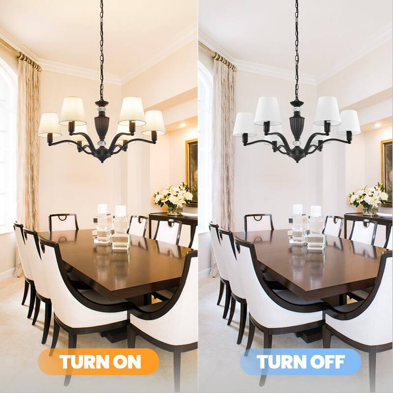 6 - Light Dimmable Classic / Traditional Chandelier