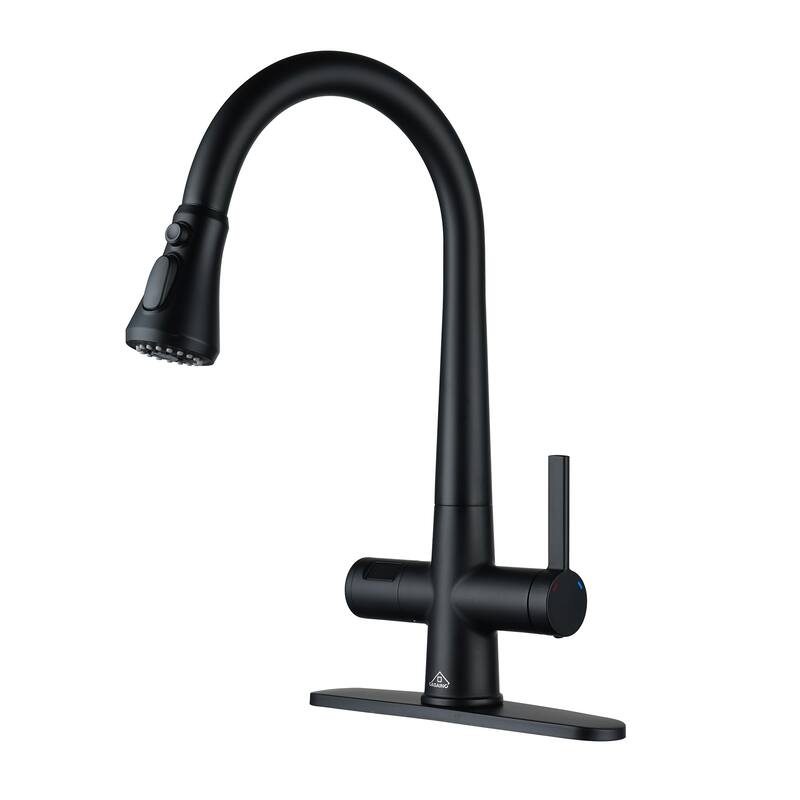 Single Handle Pull-Down Sprayer Kitchen Faucet