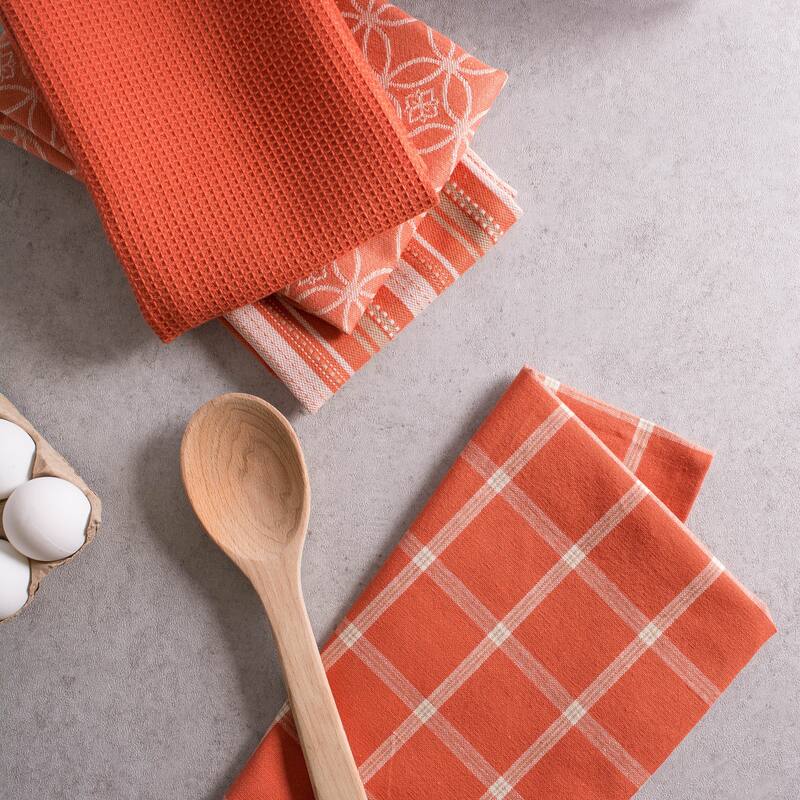 DII Assorted Kitchen Dishtowel & Dishcloths (Set of 5)