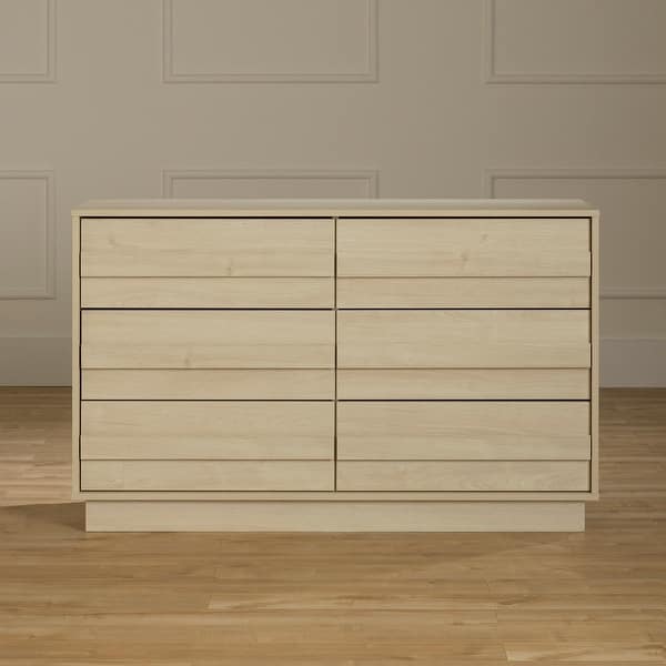 slide 2 of 14, South Shore August Dresser Bleached Oak