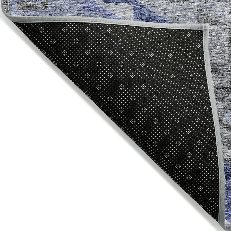 Machine Washable Indoor/ Outdoor Boho Tribal Chantille Rug
