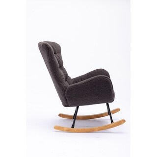 Teddy Fabric Rocking Chair - Bed Bath & Beyond - 39425027