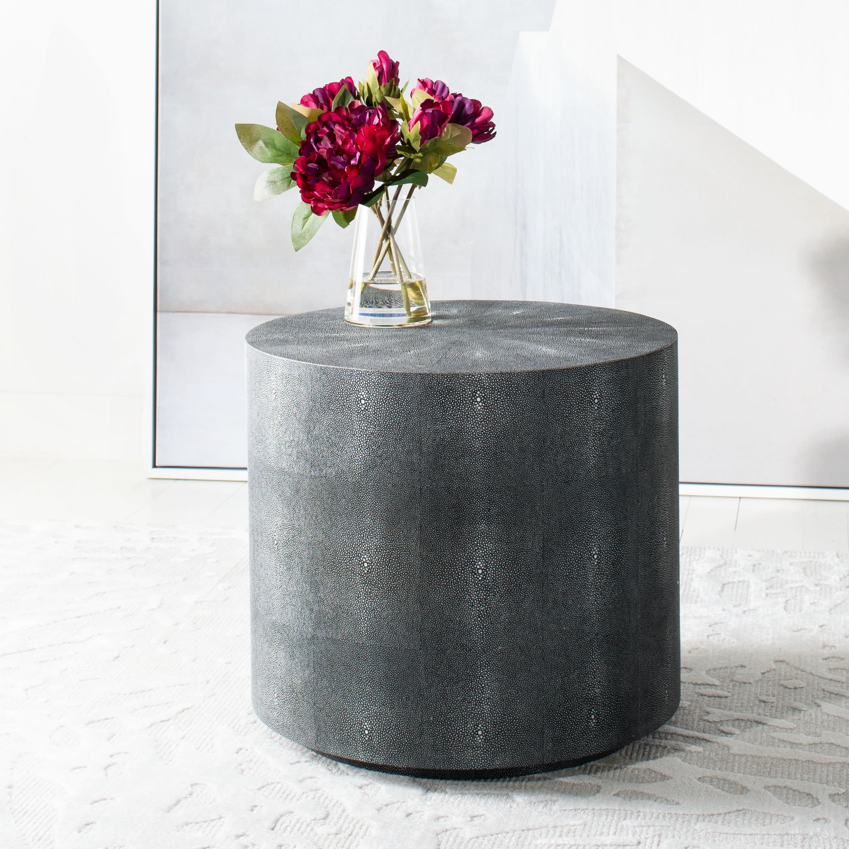 SAFAVIEH Couture Pessa Glam Iron End Table, Fully Assembled - 20Wx20Dx18H