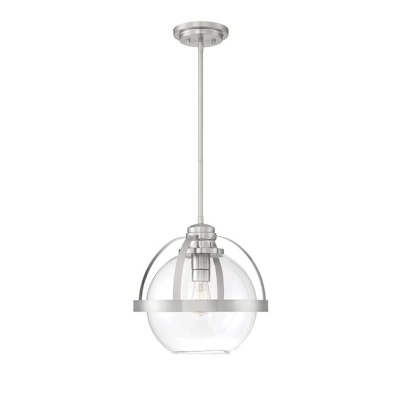 Savoy House Pendleton 14" Wide Pendant with Glass Shade