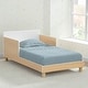preview thumbnail 10 of 12, Wood Toddler Bed with Reversible Headboard Brown