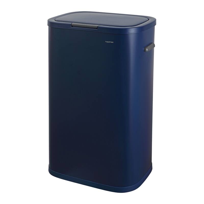 happimess Tammi Kitchen 14.5-Gallon Slim Metal Push Button Trash Can