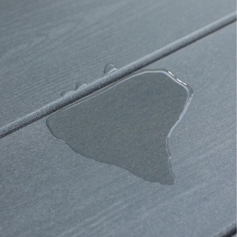 HDPE Patio Dining Family Table, Coffee table, Outdoor Table for 4-6 People with Umbrella Hole,66"76"W x 31.2"D x 29.45"H