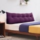 preview thumbnail 50 of 182, WOWMAX Large Reading Wedge Headboard Pillow for Bed Rest Back Support
