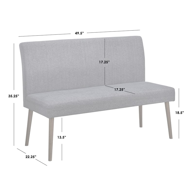 Simple Living 3-piece Ripton Nook Banquette Set