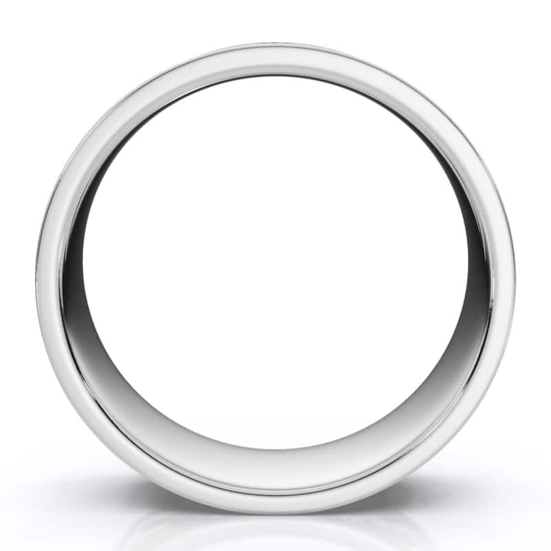 6mm Yellow Gold Ring Nature Inspired Men's Wedding Band