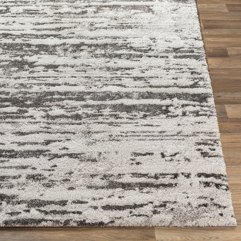Livabliss Lido Plush Striped Area Rug