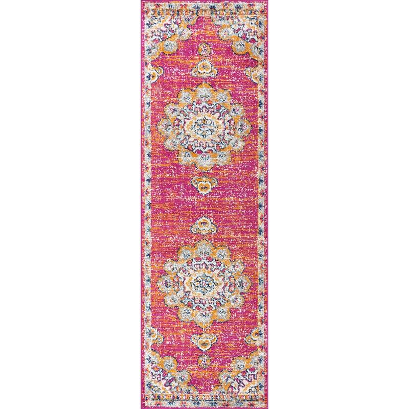 JONATHAN Y Boho FLAIR Medallion Area Rug