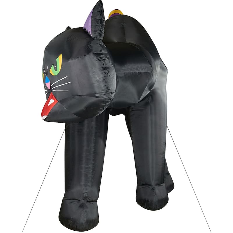 Haunted Hill Farm 9.8-Ft. Tall Inflatable Pre-Lit Black Cat