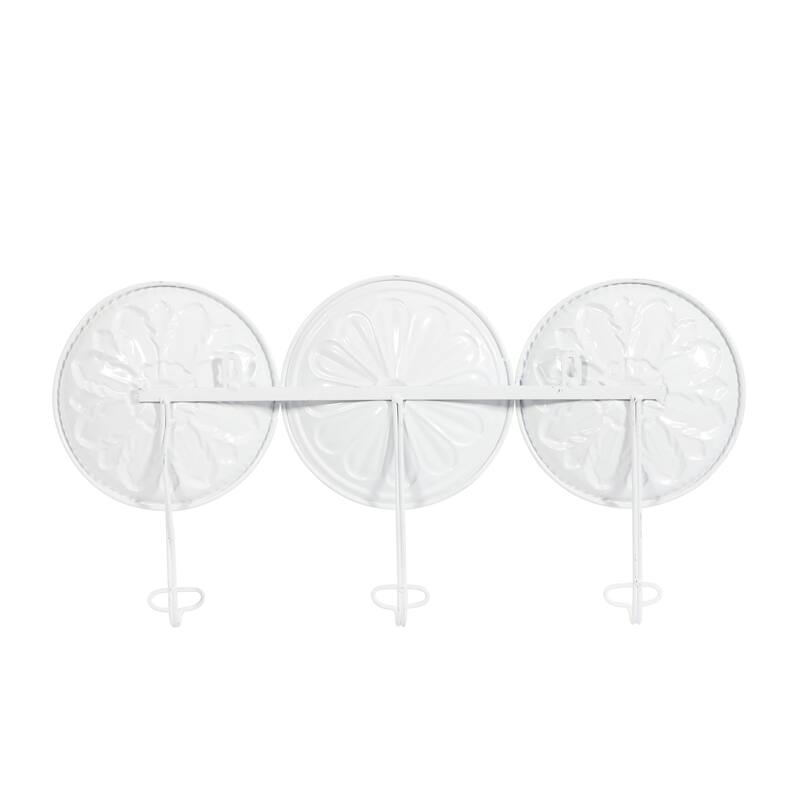 Metal Wall Hook - White - Roche River Decor