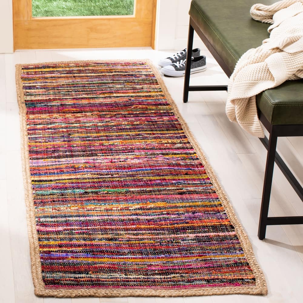 SAFAVIEH Handmade Montauk Ophely Casual Cotton Rug