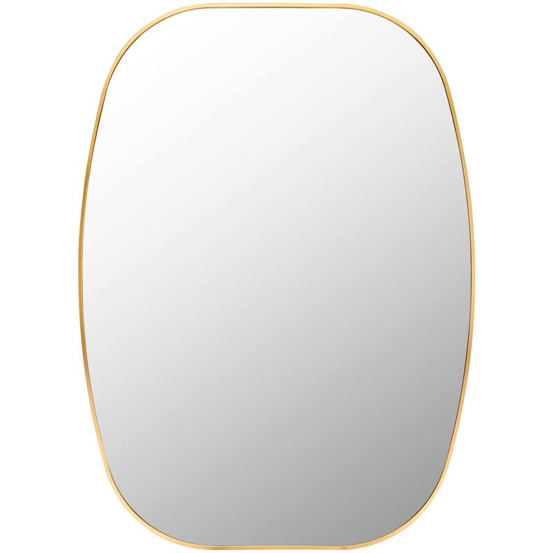 Artistic Weavers Aranya Modern Aluminum Squared Oval Accent Mirror