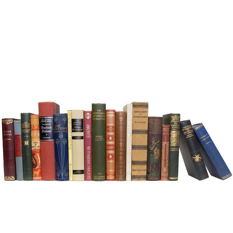 Books Decorative Accessories: Vintage British Classics: Subject By The Foot