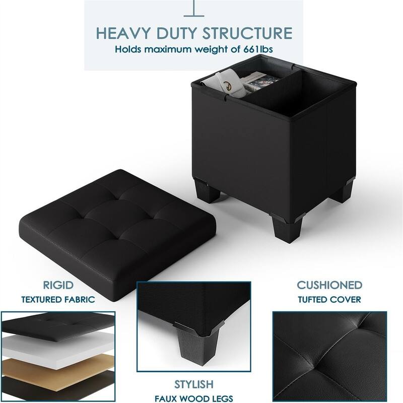 Storage Bin, 15-In Square