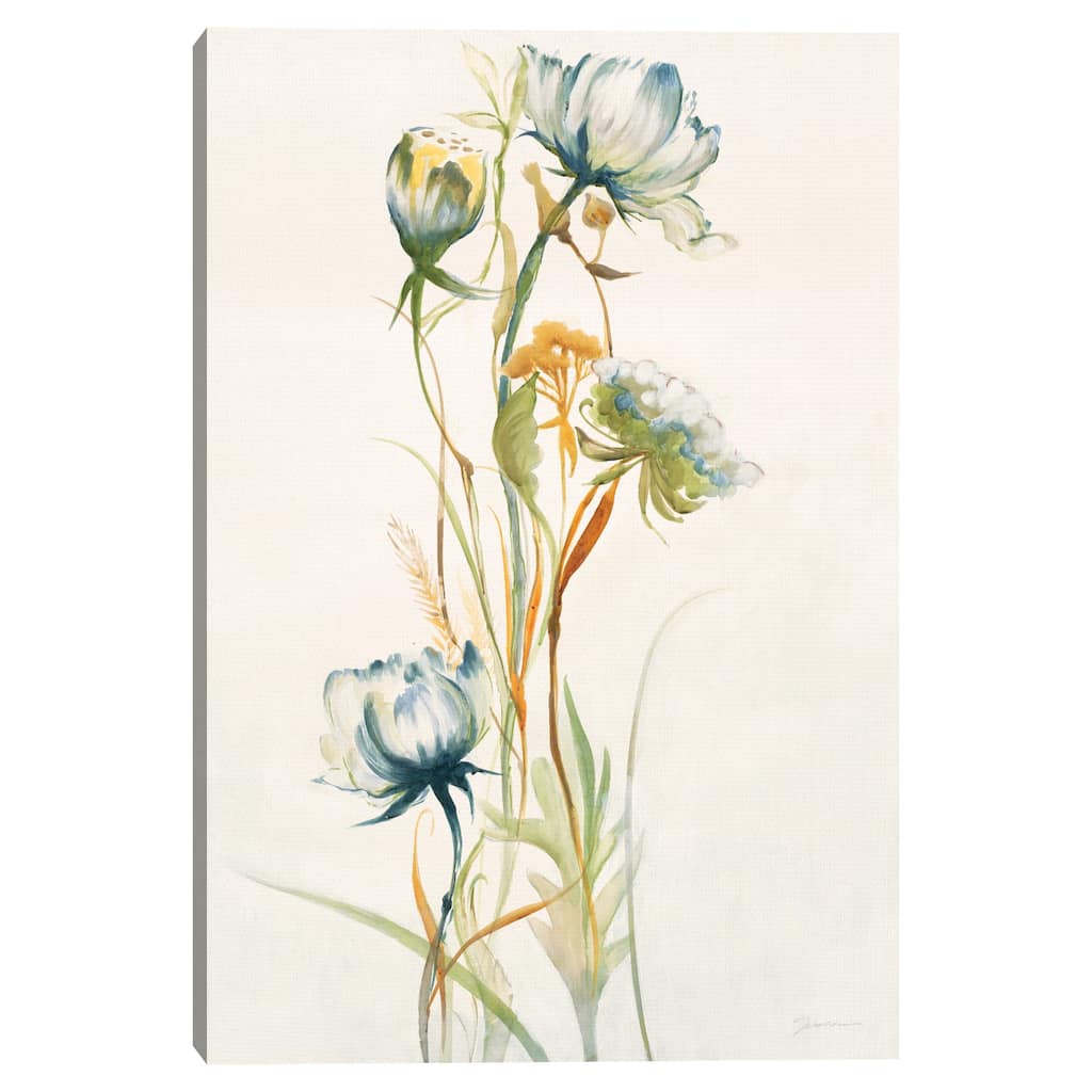 Late Summer Wildflowers I by Liz Jardine Canvas Art Print