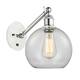 Option White and Polished Chrome / Clear