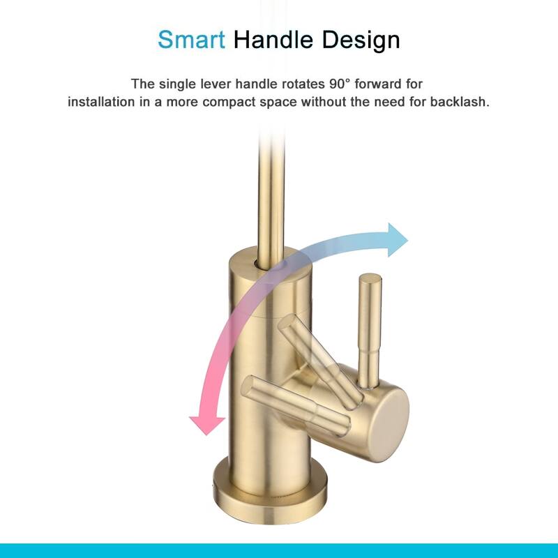 BATHLET Kitchen Water Filter Faucet Lead-Free Drinking Water Faucet