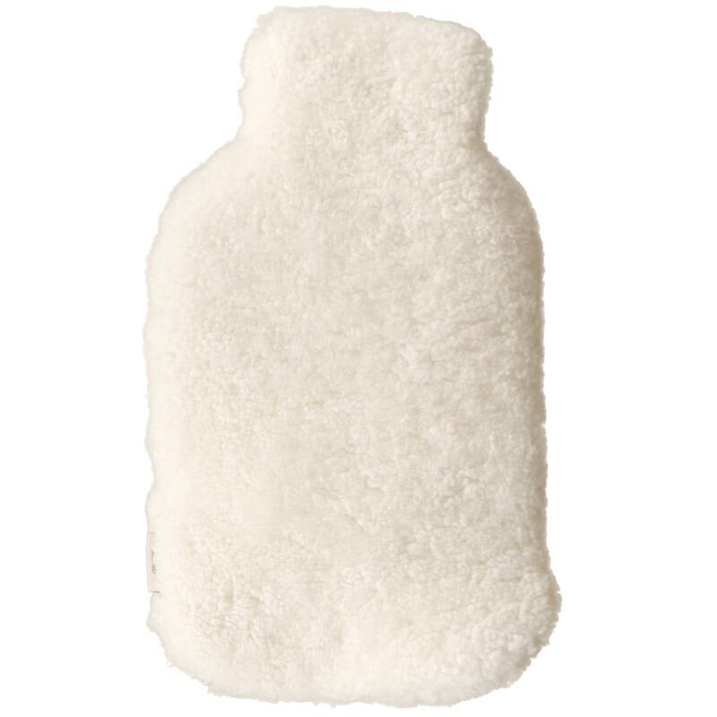 Hot Water Bottle Crossbreed White Cover - White