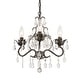 preview thumbnail 1 of 4, Paris Market 3 Light Mini-Chandelier - 13'' W x 14'' H 13'' W x 14'' H