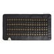 preview thumbnail 2 of 6, UTK 21 x 38 In Tourmaline Stone Infrared Pain Relief Heating Mat w/Remote, Black
