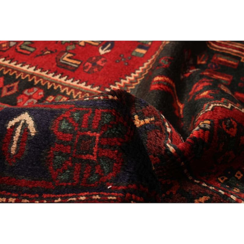 ECARPETGALLERY Hand-knotted Anadol Red Wool Rug - 5'0 x 9'9
