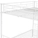 preview thumbnail 12 of 10, Full Over Full Metal Bunk Bed with Under-Bed Shelf and Safety Guardrails ,Convertible into Two Full Beds