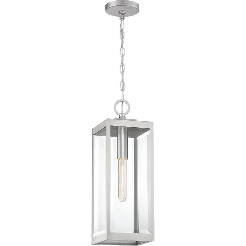 Westover 1-Light Outdoor Lantern in Stainless Steel