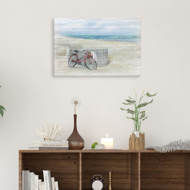 Beach Happy Place by Ruane Manning Canvas Art Print