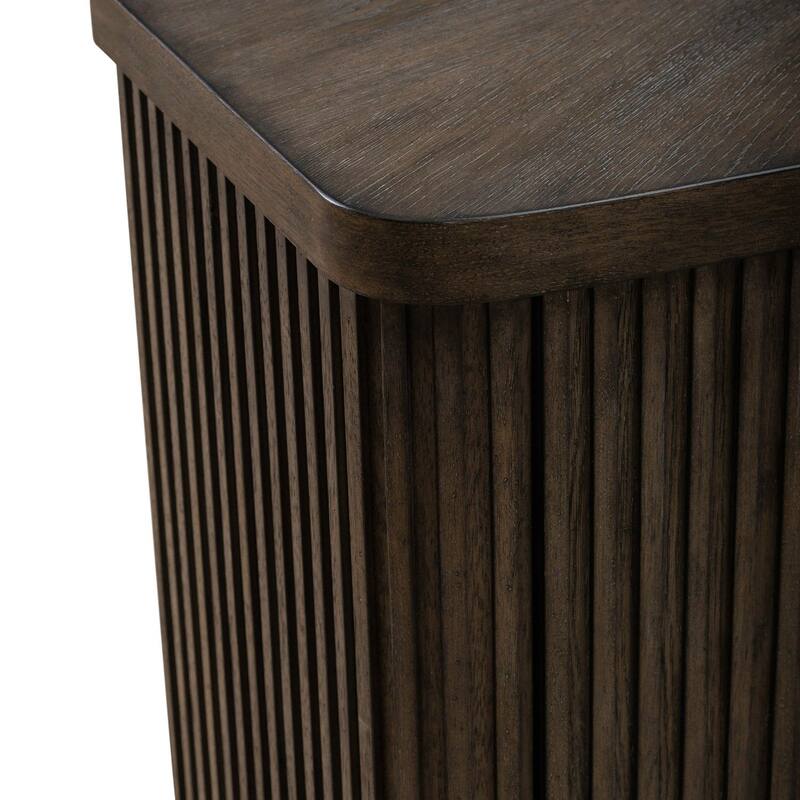 Cascade Falls Satin Espresso Buffet for Dining Room Storage - Width 72" x Depth 18" x Height 36"