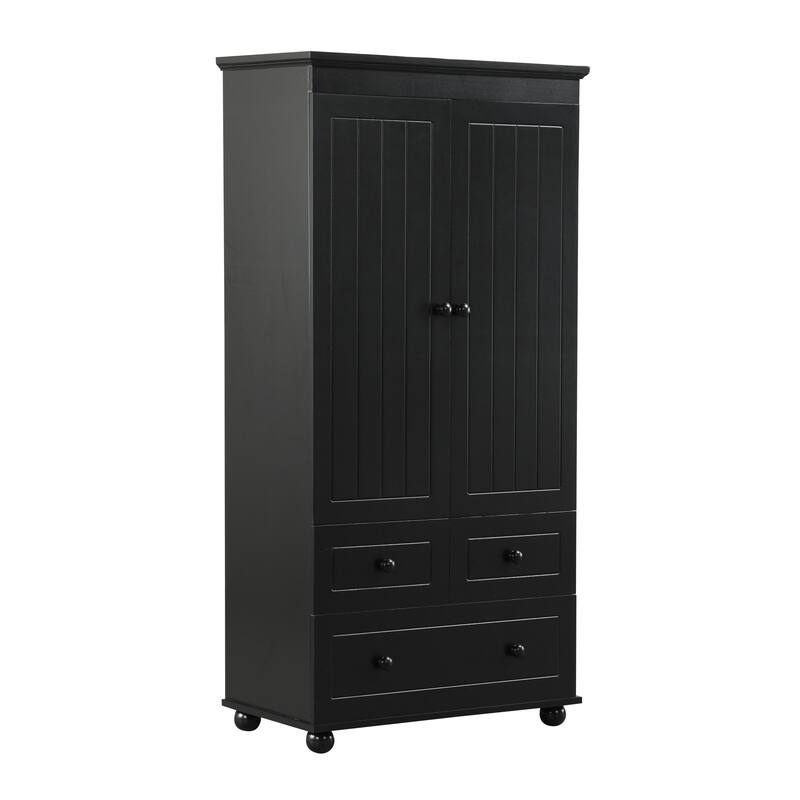 Tall Storage Cabinet With Three Drawers For Bathroom/Office