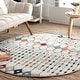 preview thumbnail 15 of 149, Brooklyn Rug Co Emmy Moroccan Trellis Area Rug 5' Round - Multi