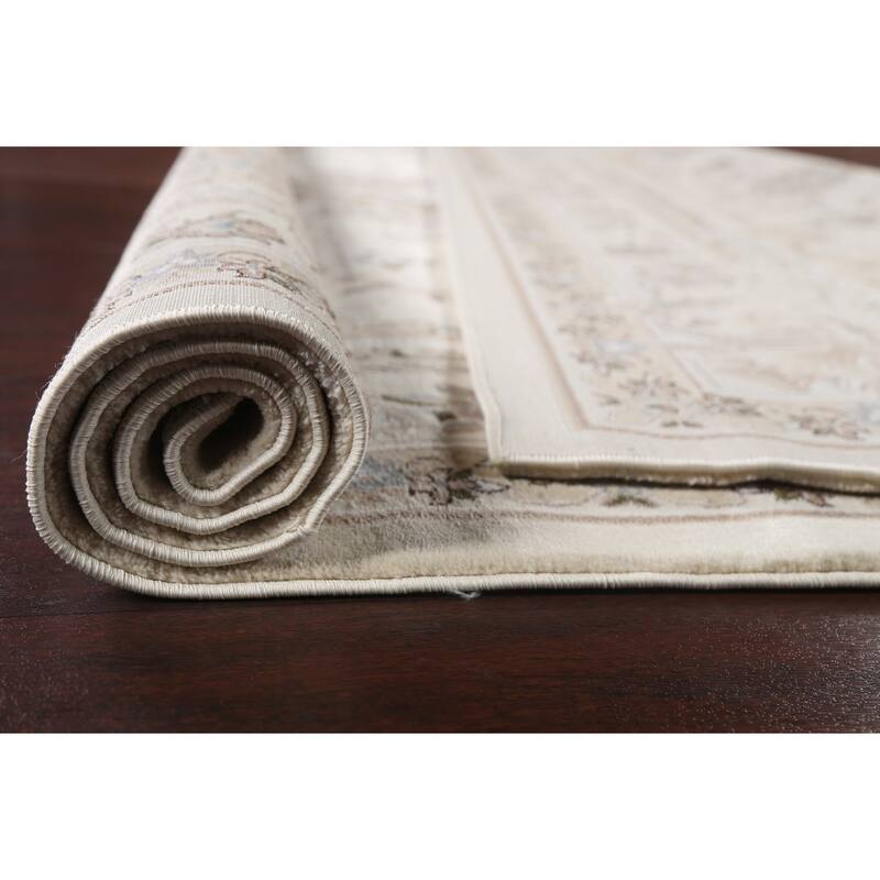 Floral Medallion Turkish Transitional Oriental Rug Traditional Carpet