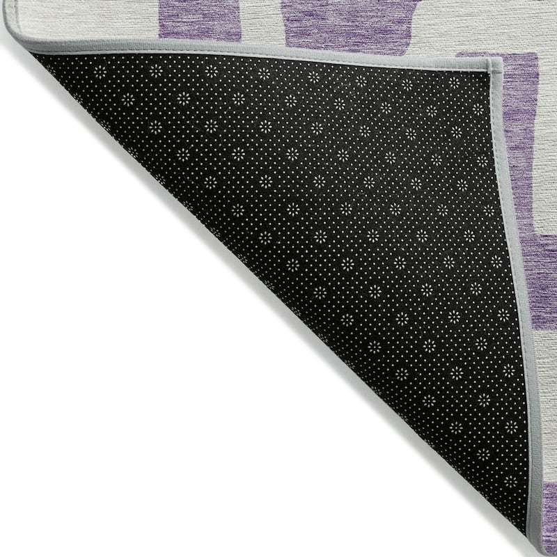 Machine Washable Indoor/ Outdoor Chantille Geo Contemporary Rug