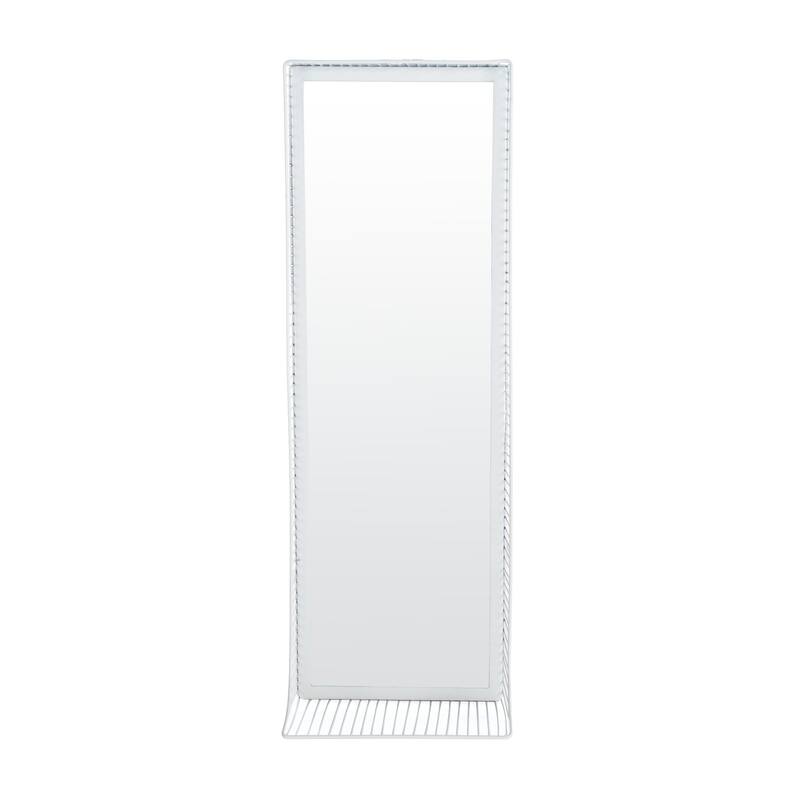 SAFAVIEH Haleigh 12-inch Grey Vertical Rectangular Standing Mirror - 12" W x 7" L x 36" H - 12Wx7Dx36H