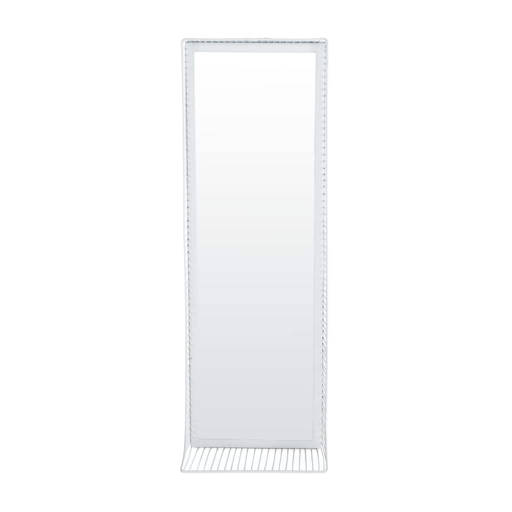 SAFAVIEH Haleigh 12-inch Grey Vertical Rectangular Standing Mirror - 12" W x 7" L x 36" H - 12Wx7Dx36H