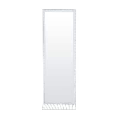SAFAVIEH Jerri 12-inch Grey Vertical Rectangular Standing Mirror - 12" W x 7" L x 36" H