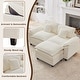 preview thumbnail 37 of 109, Modular Cloud Chenille Sectional Sofa with Ottomans, Deep Seat Convertible L-Shaped or U-Shaped Couch