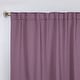 preview thumbnail 15 of 198, Superior Solid Machine Washable Room Darkening Curtains with Back Tabs, Set of 2