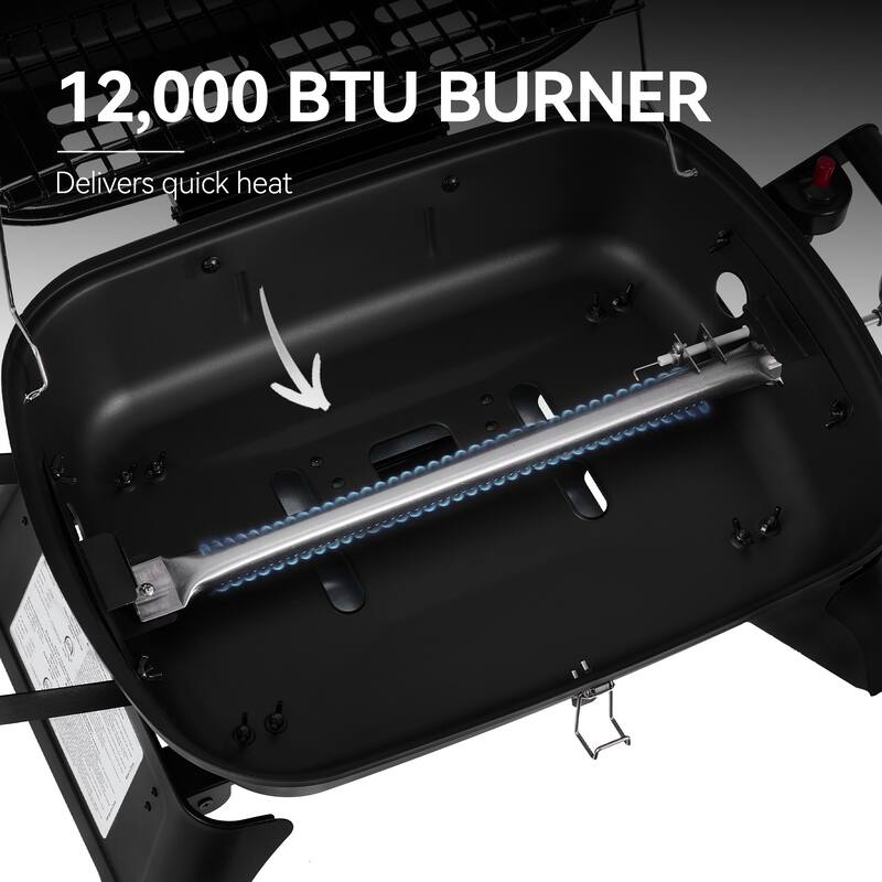 Royal Gourmet GT2007 Portable Tabletop Gas Grill, Black