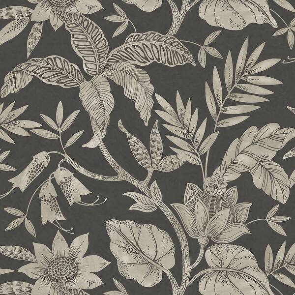 Seabrook Designs Boho Rhapsody Rainforest Leaves Unpasted Wallpaper Overstock 31608915 Es un diy muy fácil y económico siguiendo la inspiración del diseño. seabrook designs boho rhapsody