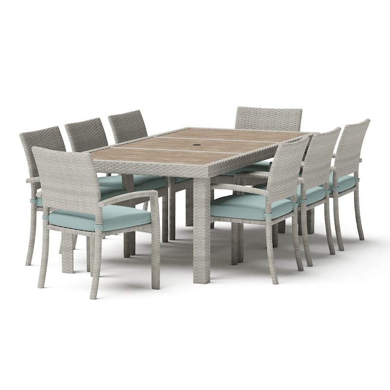 Portofino Comfort 19 Piece Sunbrella Outdoor Motion Estate Set