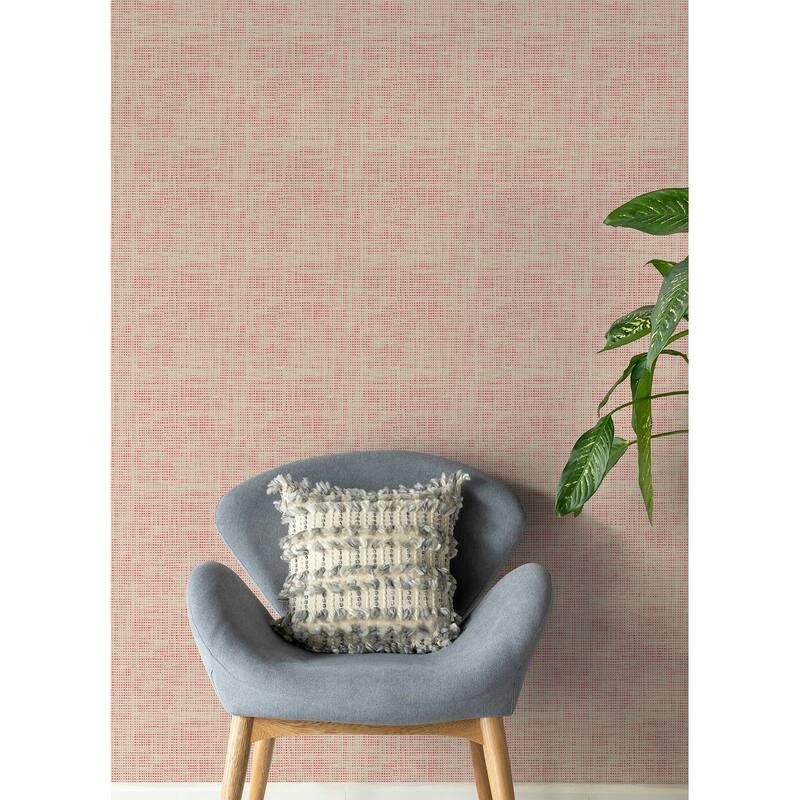 Nolan Pink Peel and Stick Wallpaper