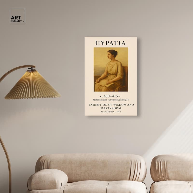 Early Female Scientist Canvas by Art Remedy, Gallery Wrapped