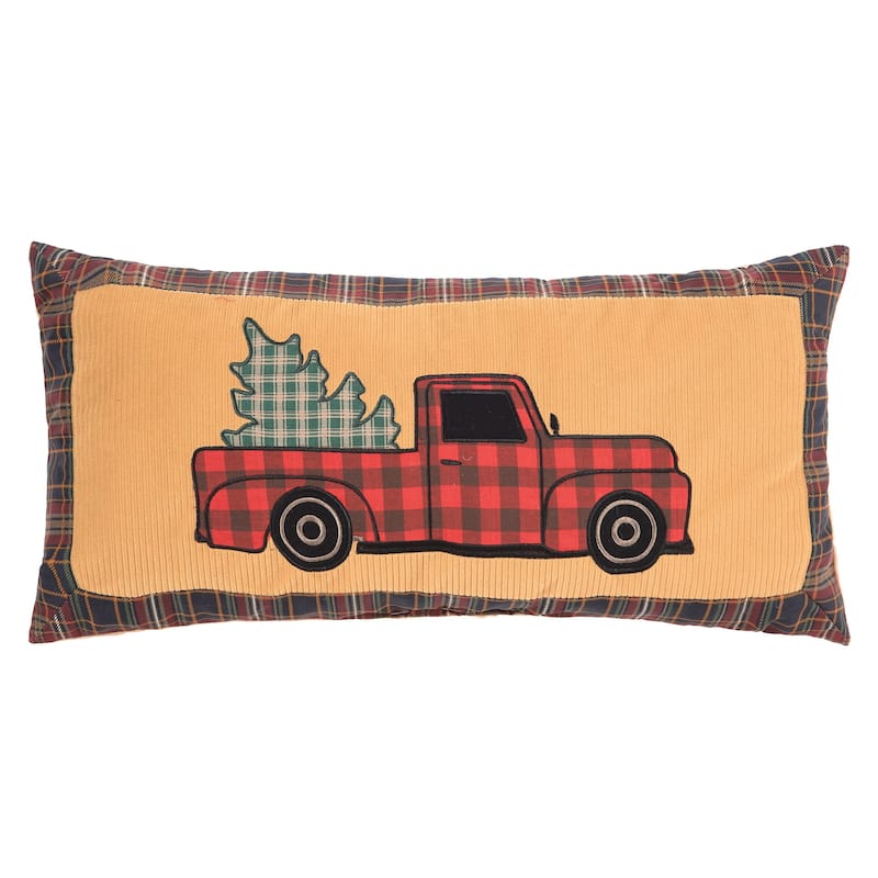 12" x 24" Wild Wood For Truck Applique Pillow